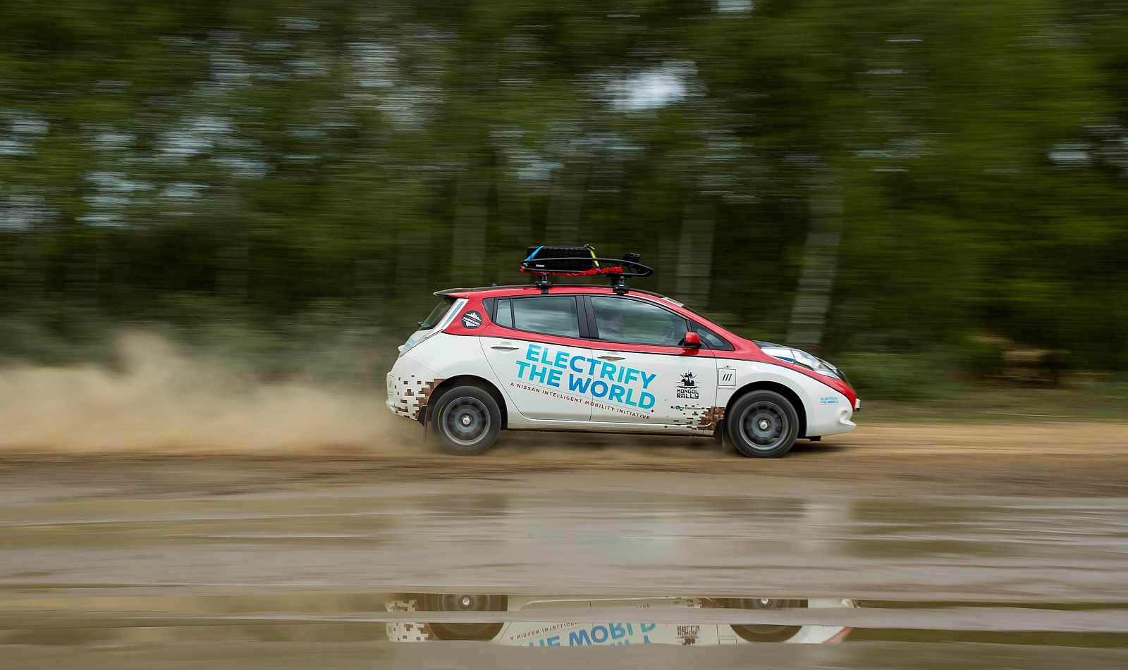 Nissan Leaf AT-EV Mongol Rally