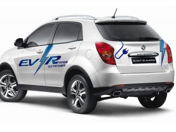 SsangYong Korando aan de stekker ...