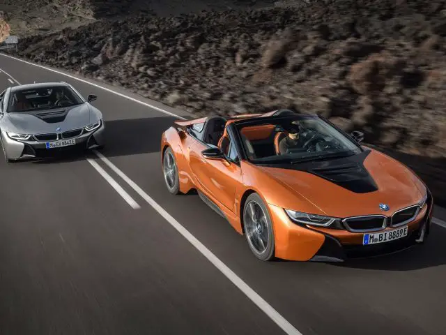 BMW i8 Roadster en BMW i8 Coupé