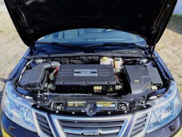 Dit is de eerste elektrische Saab ...