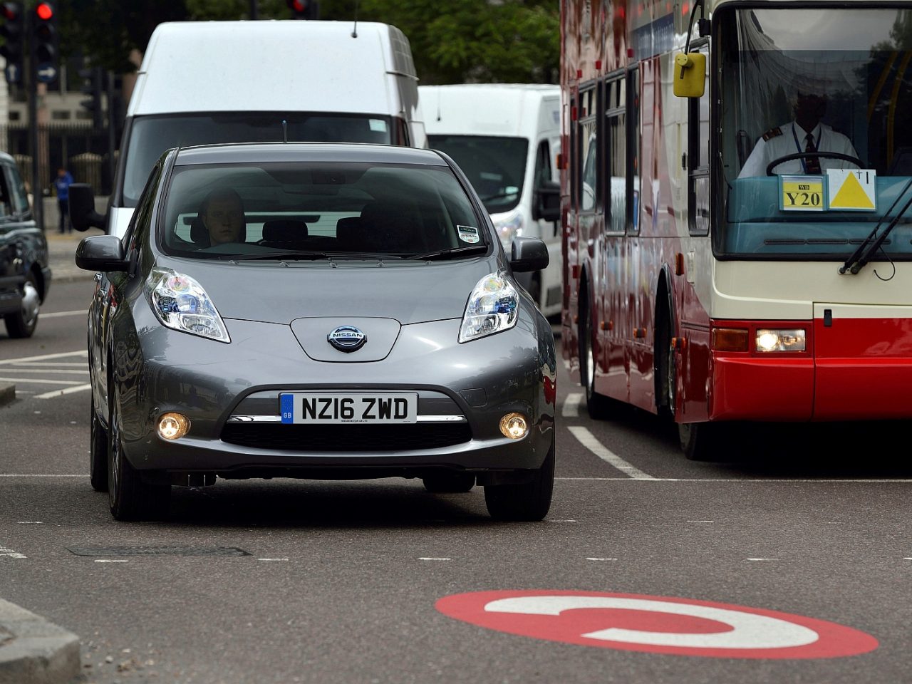 Nissan Leaf in Londen