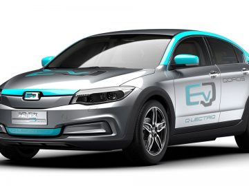 Eerste elektrische auto van Qoros een feit ...