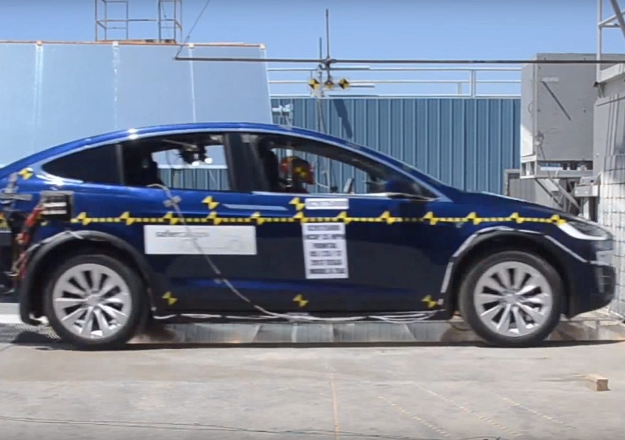 Tesla Model X Crash