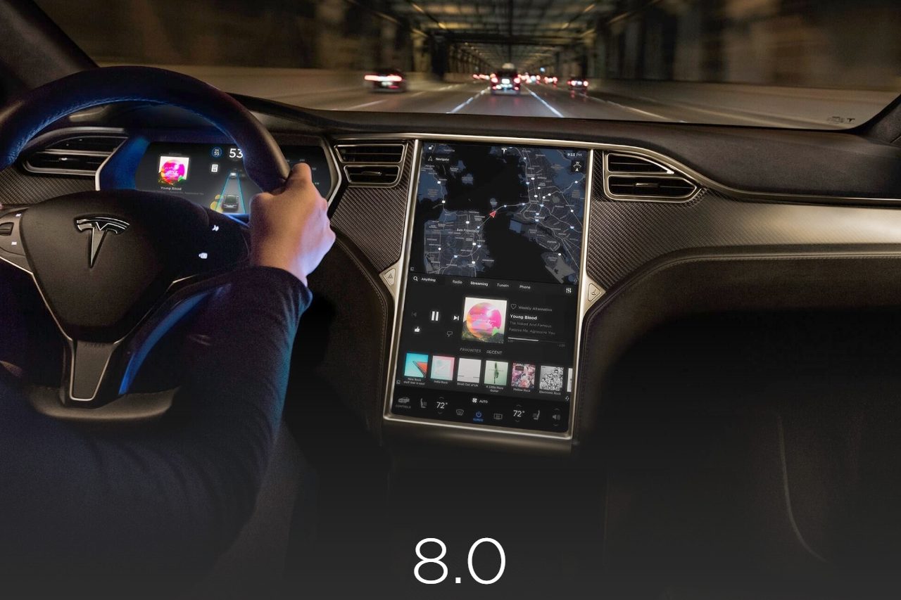Tesla Software 8.0 is uit, wat is er nieuw? ...