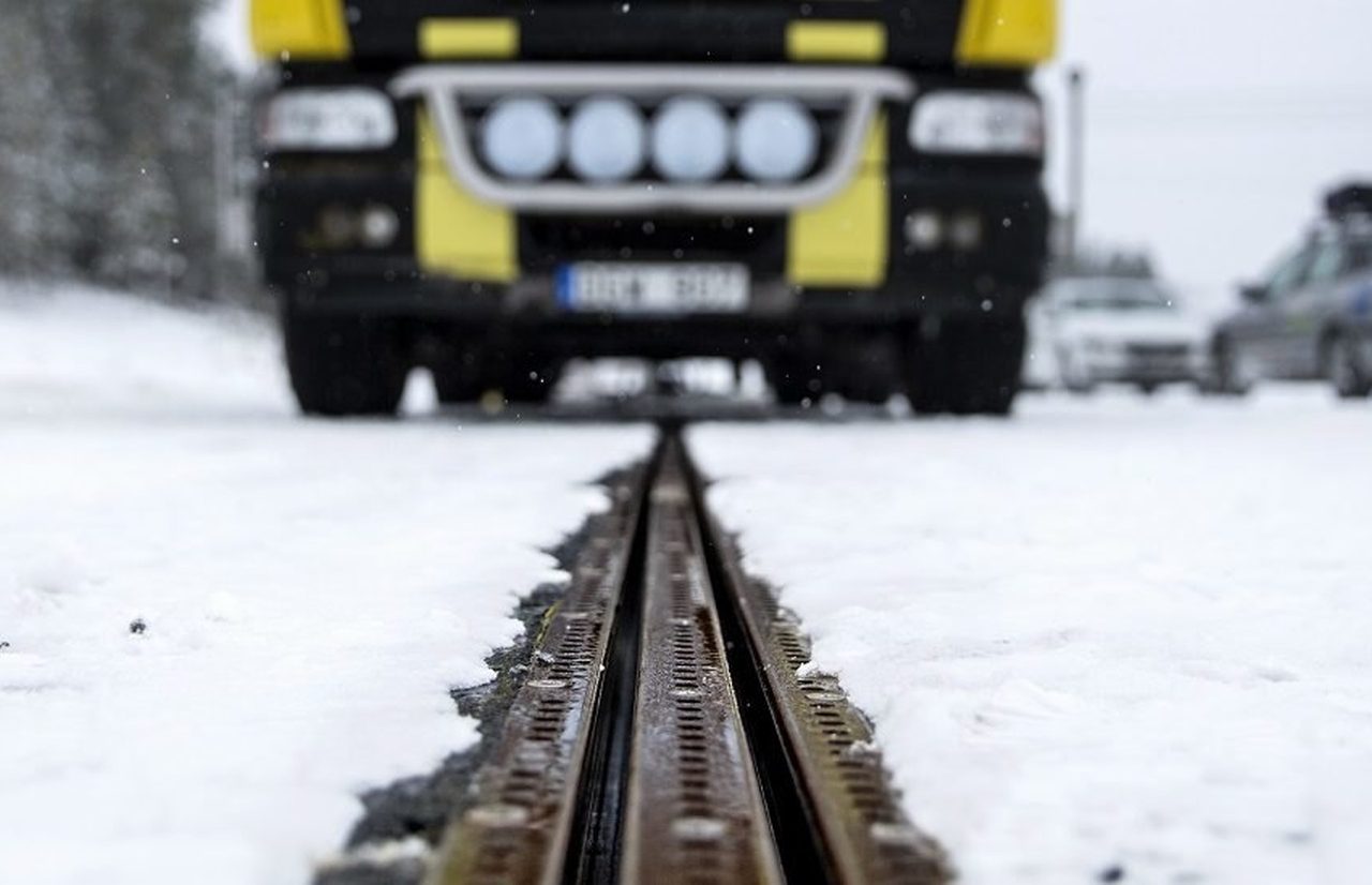 Elektrische weg in Zweden