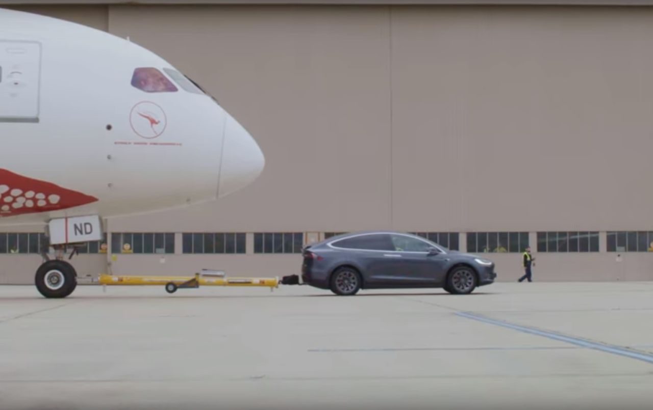 Boeing Dreamliner Tesla Model X