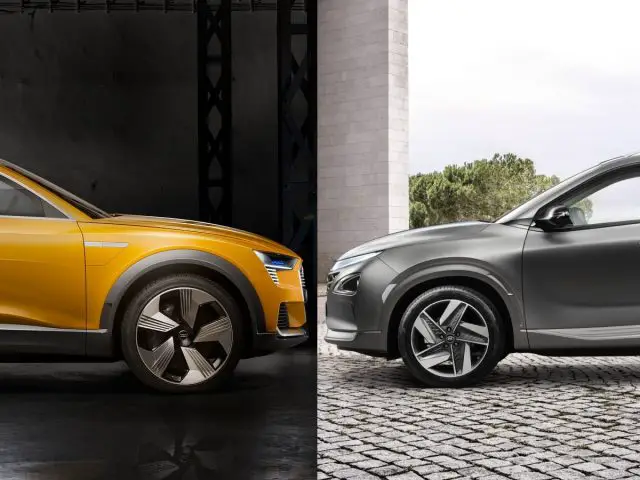 Audi h-tron concept en Hyundai NEXO