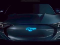 Ford Mustang EV teaser