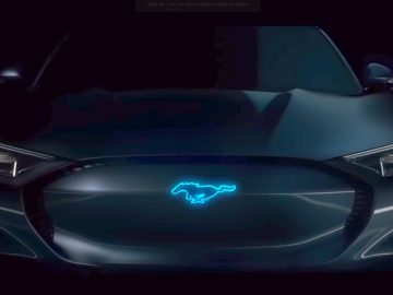 Ford Mustang EV teaser
