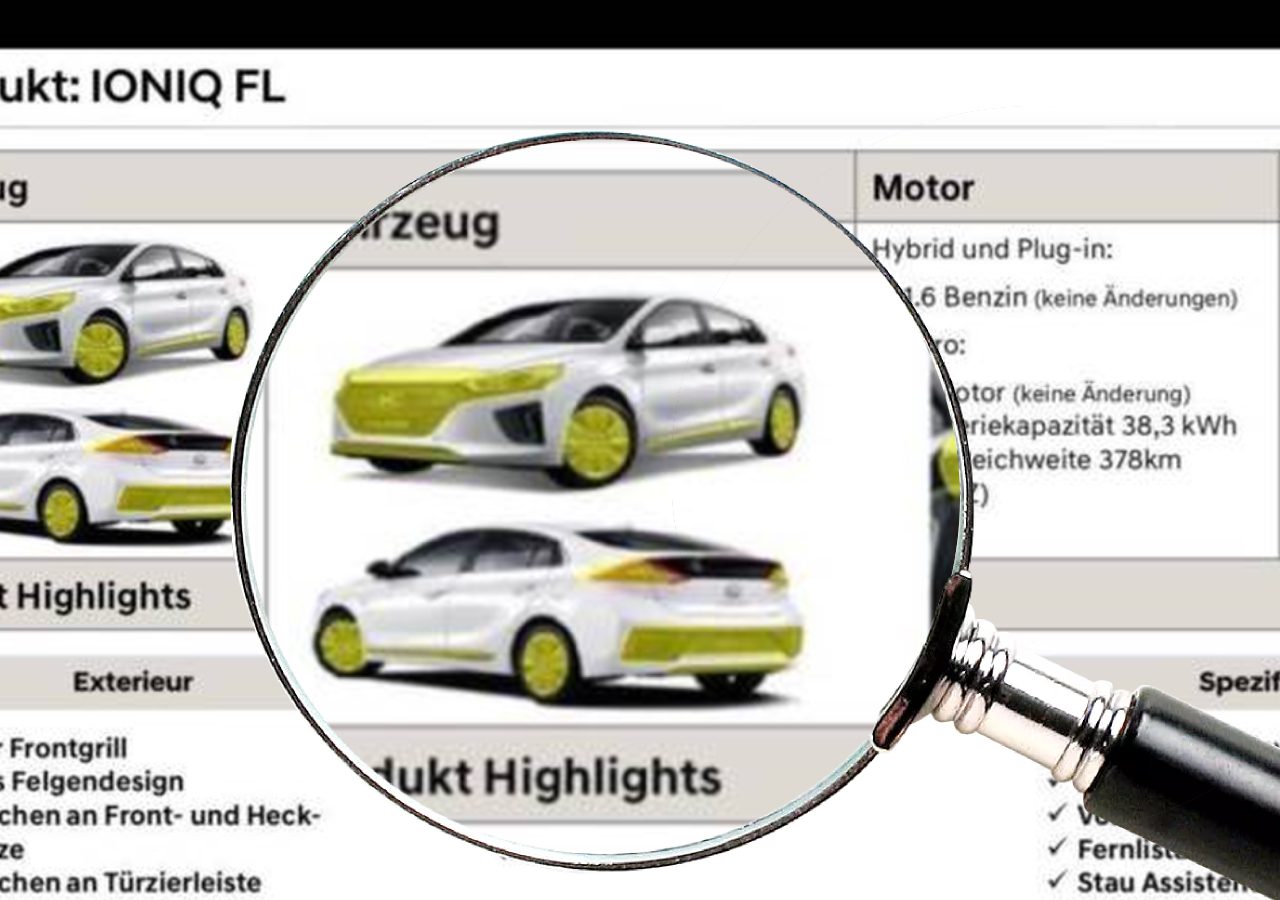 Hyundai Ioniq Facelift 2019 - Beeldbewerking: ZERauto.nl