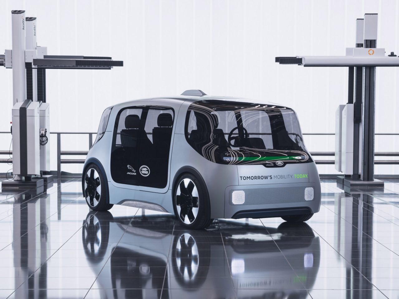 Jaguar Land Rover onthult futuristische stadsauto Project Vector ...