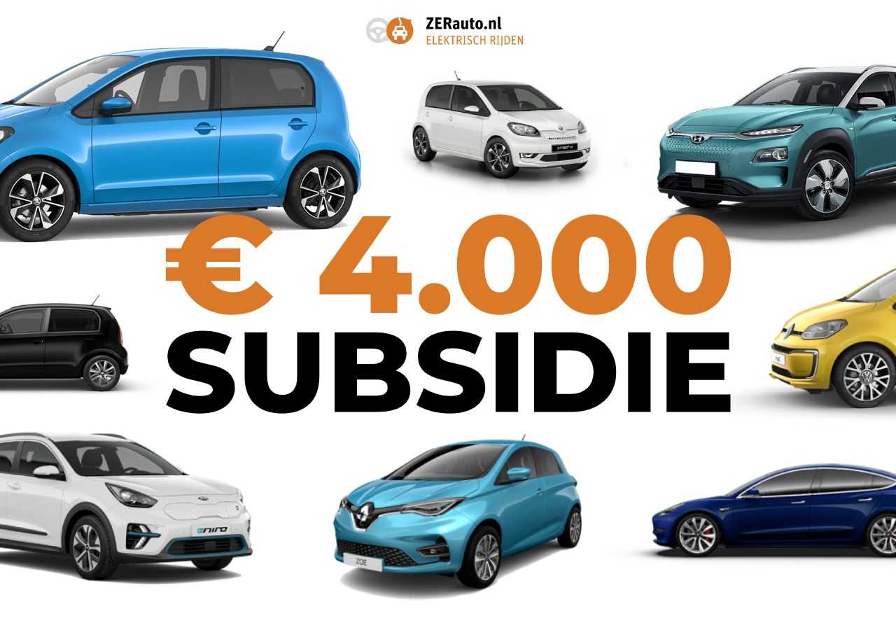 OVERZICHT: Zo duur zijn elektrische auto’s inclusief 4.000 euro subsidie ...