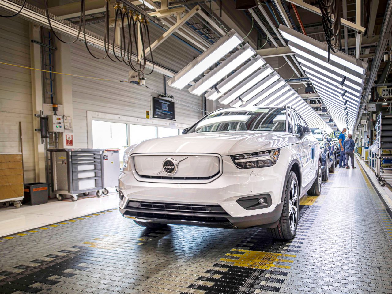 Volvo XC40 Recharge production in Ghent, Belgium ...