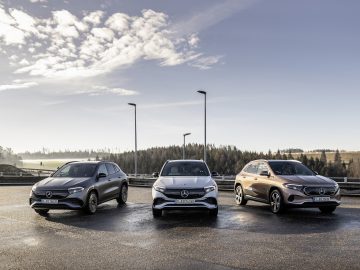 Mercedes-EQ. Mercedes-EQA Gruppenbild; EQA 250 (Stromverbrauch kombiniert: 15,7  ...
