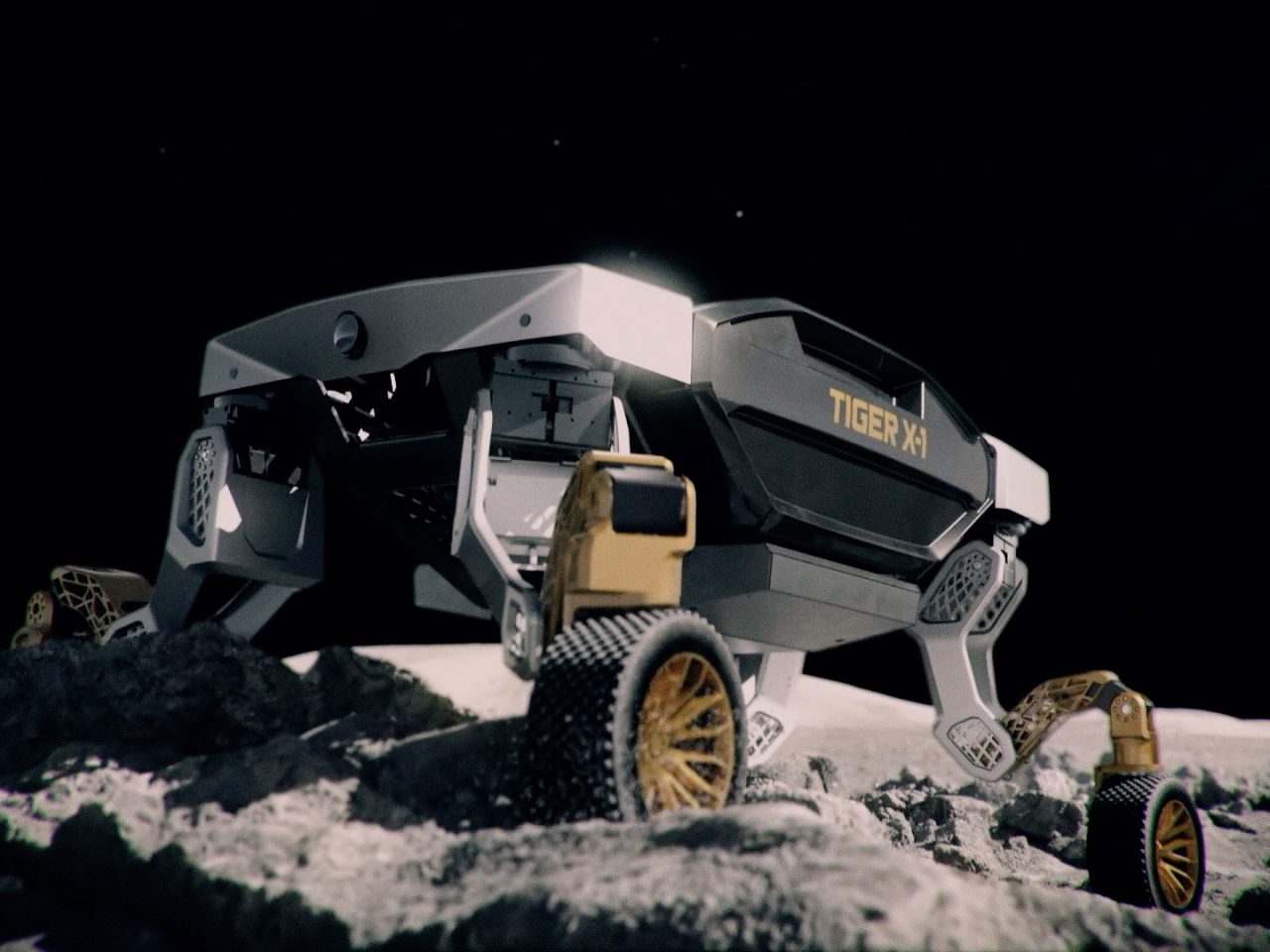 Hyundai TIGER kan rijden en ook ‘lopen’ ...