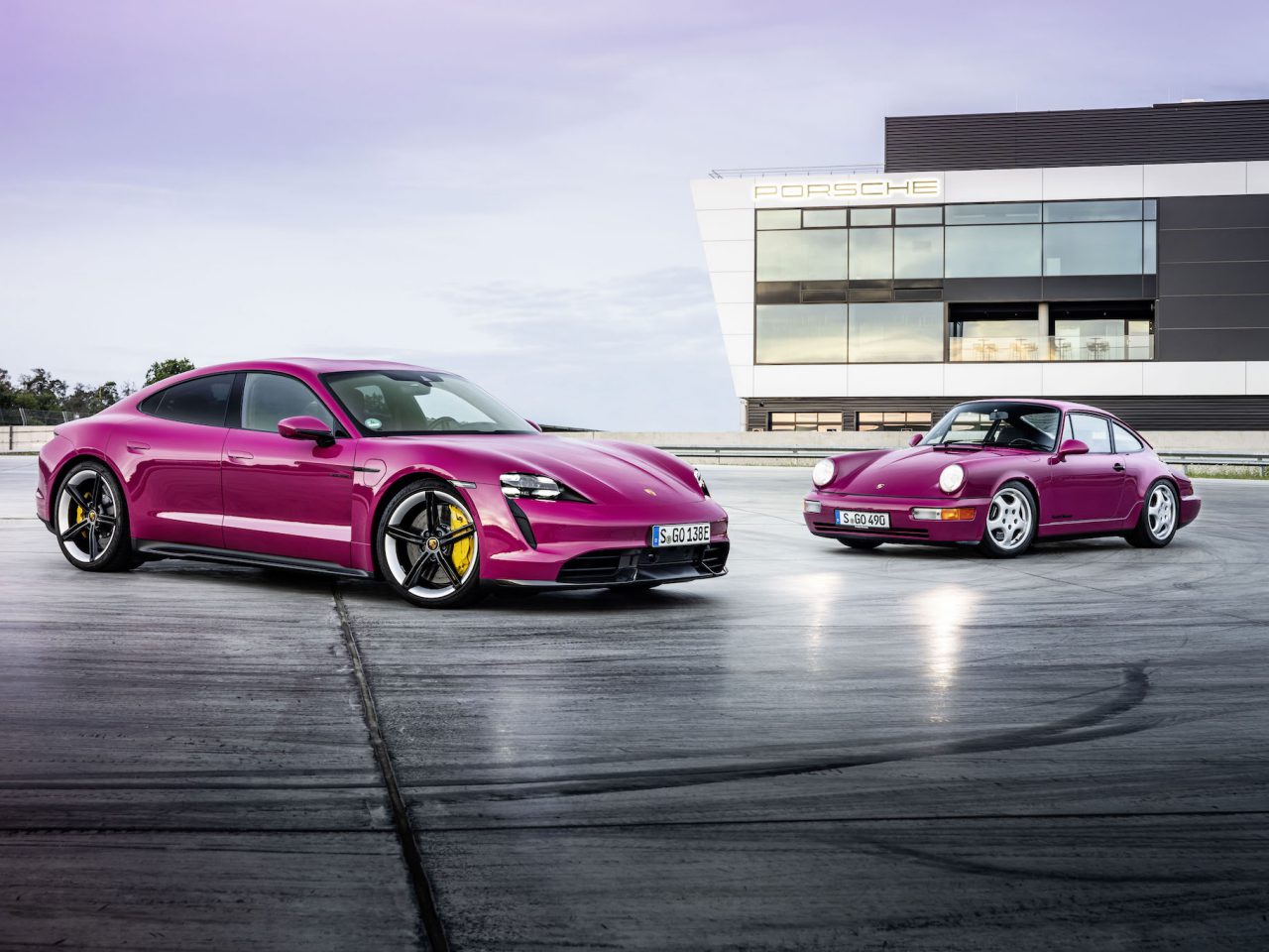 Update voor Porsche Taycan, komt onder meer in cultkleuren ...