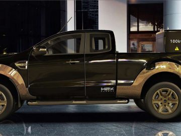 Elektrisch aangedreven pick-up op waterstof instant hit ...