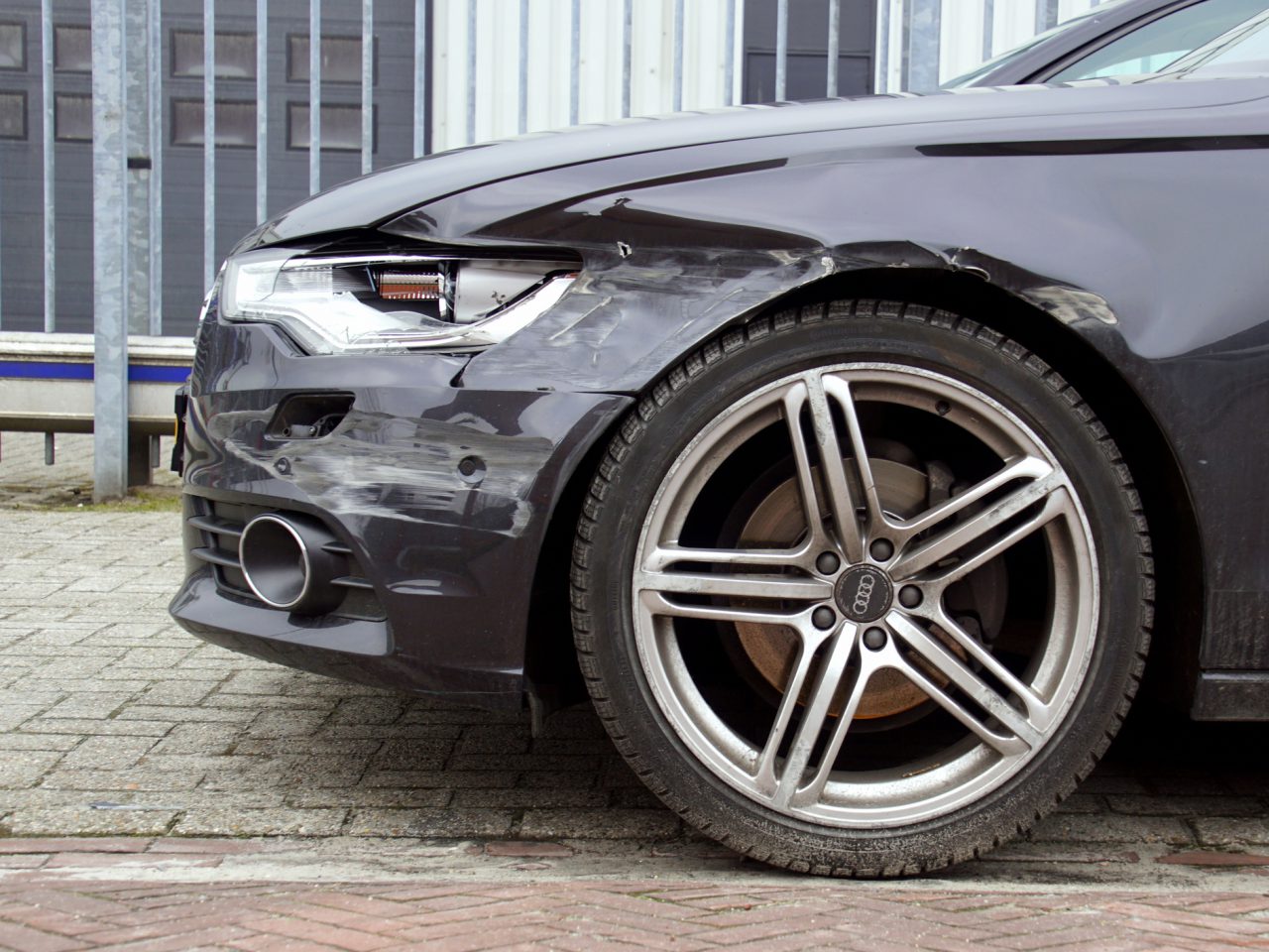 Schade aan een elektrische auto ...