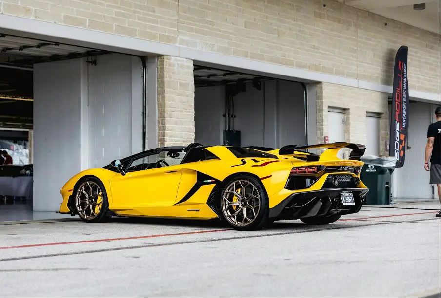 Lamborghini Aventador garage